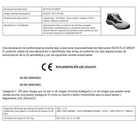 ZAPATO DE SEGURIDAD UNISEX MODELO ASTI S1P SRC