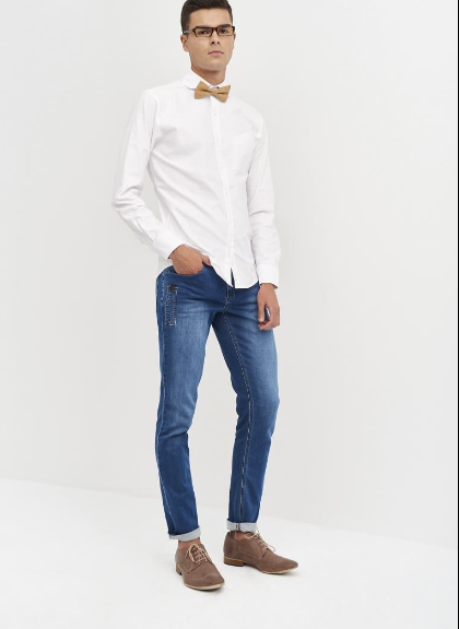 PANTALÓN DENIM SLIM FIT 04017