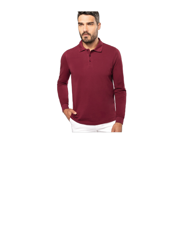 POLO HOMBRE k243 MANGA LARGA