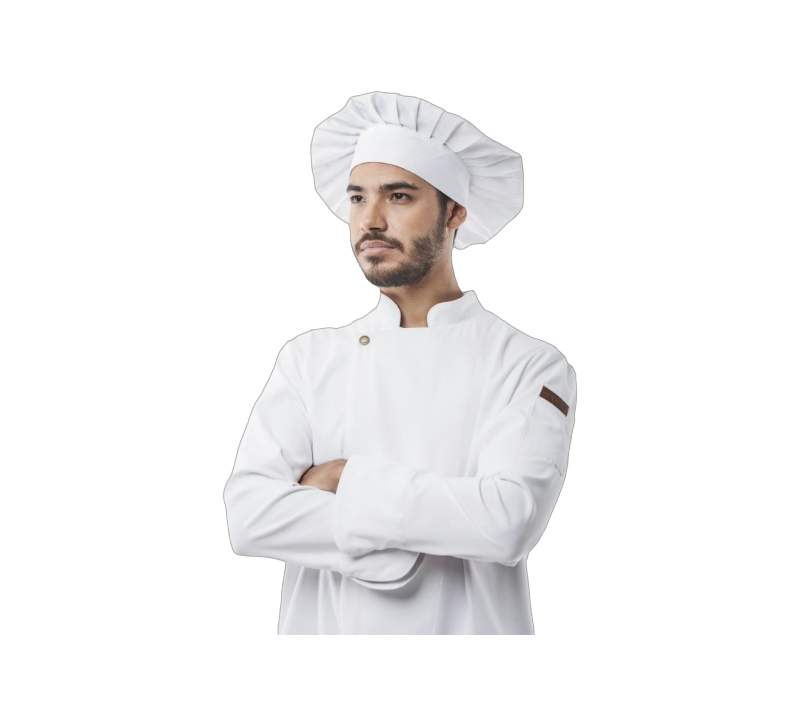 CHAQUETA COCINA HOMBRE CC1415 D36 MOUSSE